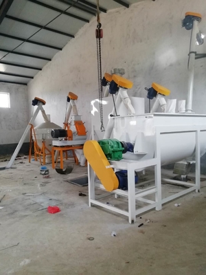 90kw Powder Feed Production Line 15-25TPH Animal Feed Crusher Machine